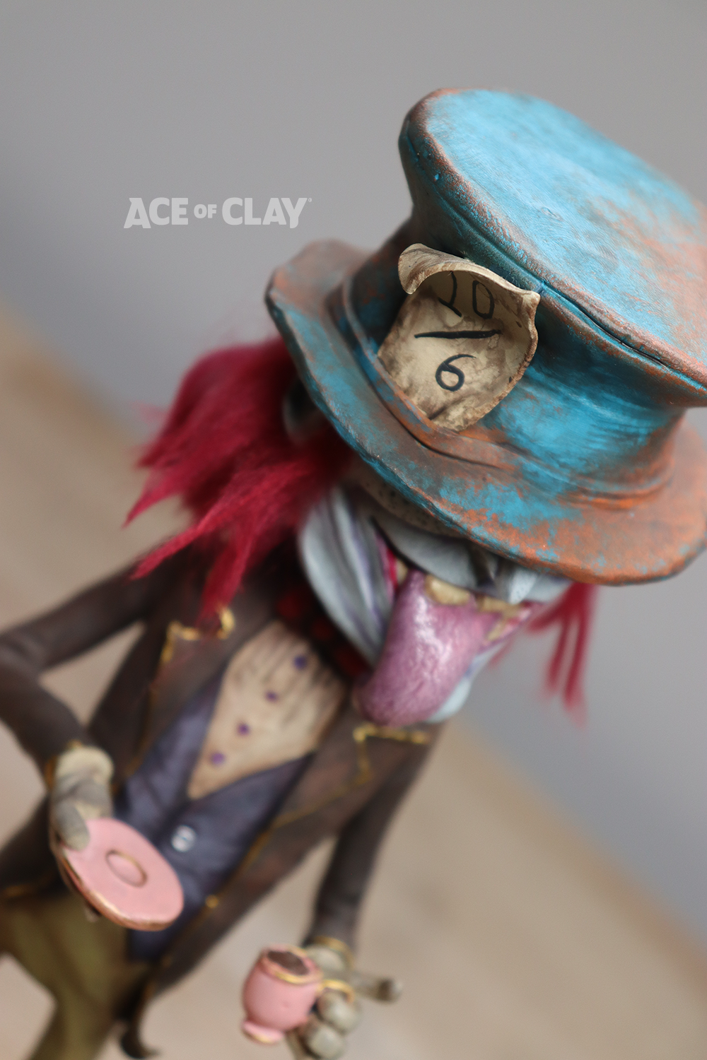 Original Mad Hatter Sculpture — Ace of Clay